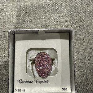 Genuine Crystal Pink Ring